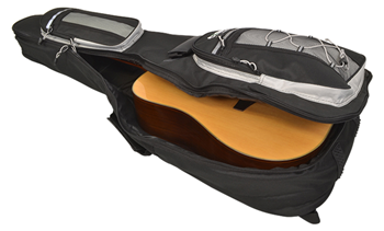 Deluxe Acoustic Guitar Bag by Cobra Case with Thick 10mm Padded Protection